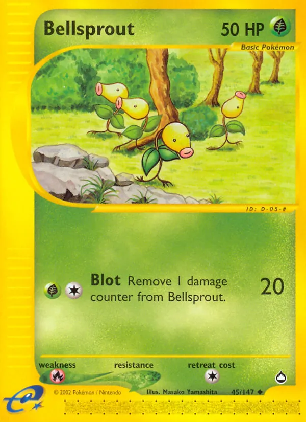 Bellsprout Pokémon card