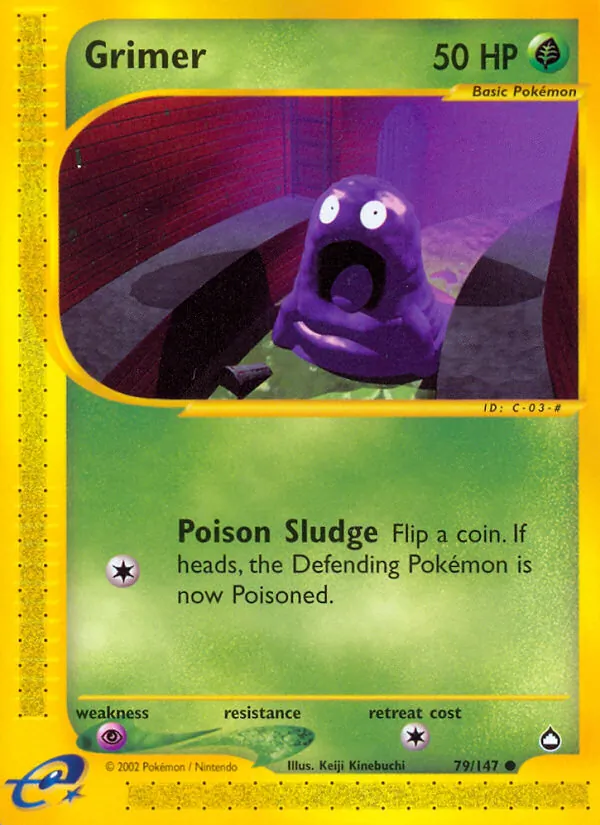 Grimer Pokémon card