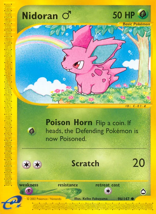 Nidoran♂ card