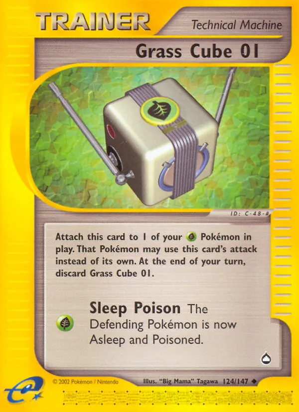Grass Cube 01 card