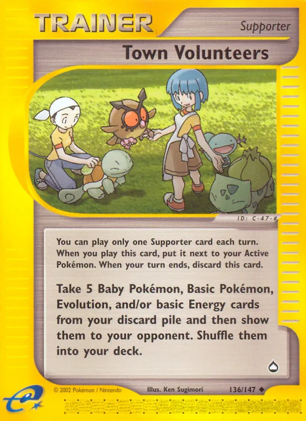 Town Volunteers card