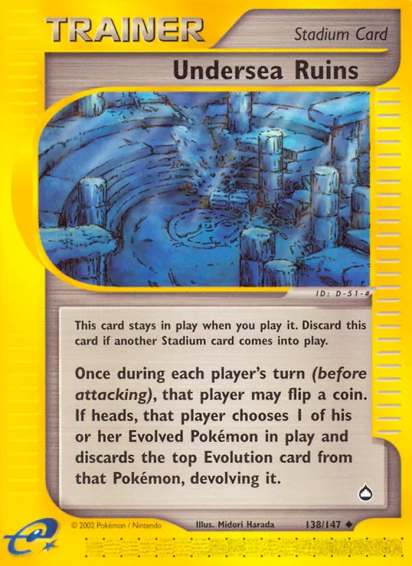 Undersea Ruins card