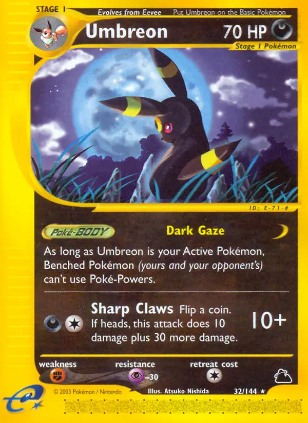 Umbreon Pokémon card
