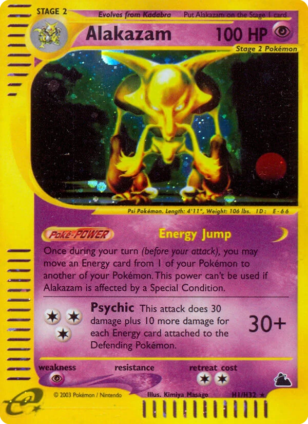 Alakazam Pokémon card
