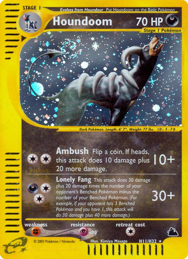 Houndoom Pokémon card