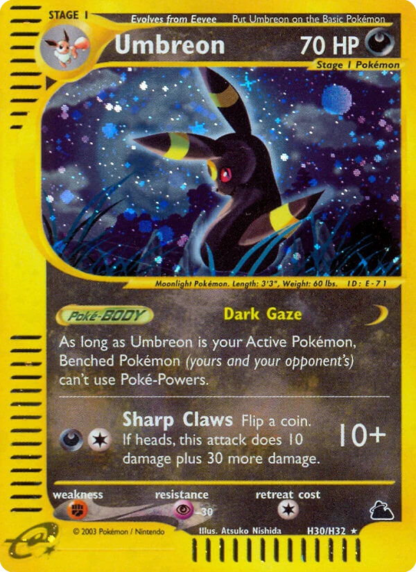 Umbreon Pokémon card