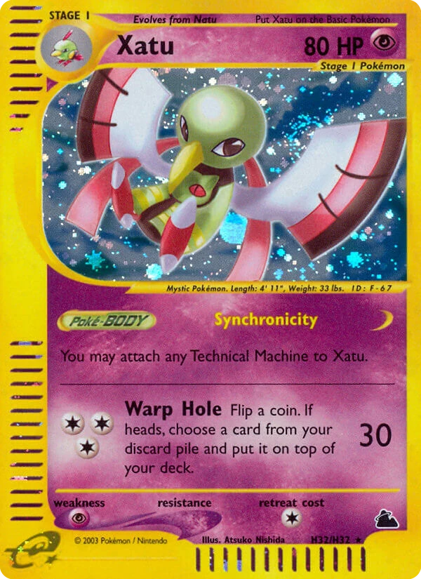 Xatu Pokémon card