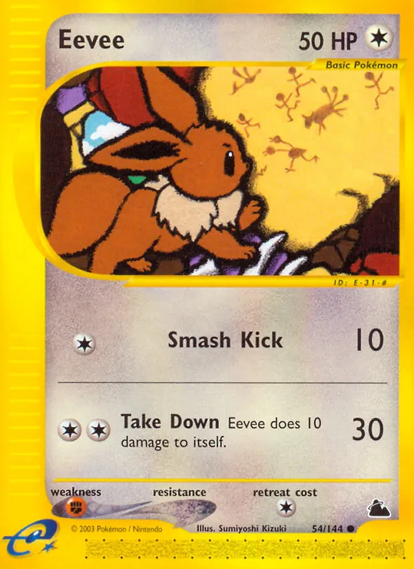 Eevee Pokémon card