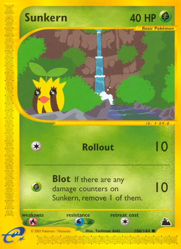 Sunkern card