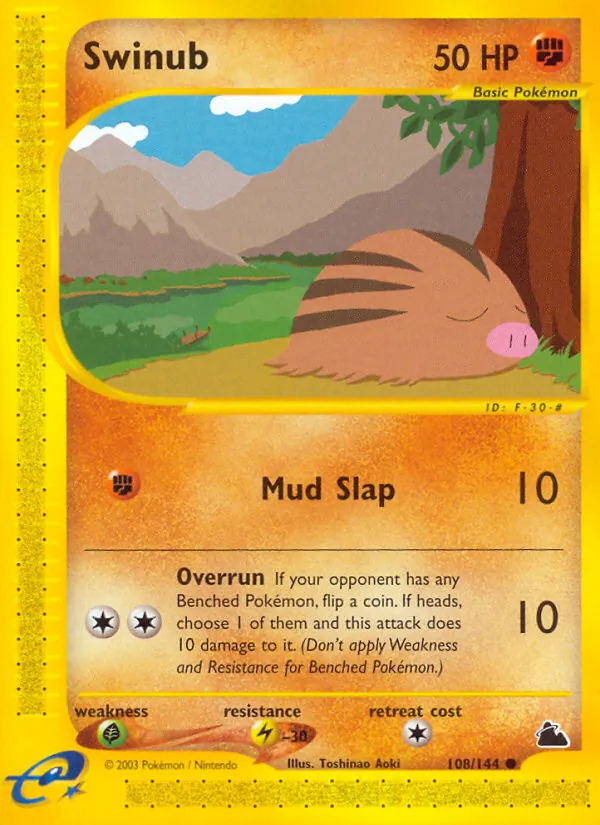Swinub card