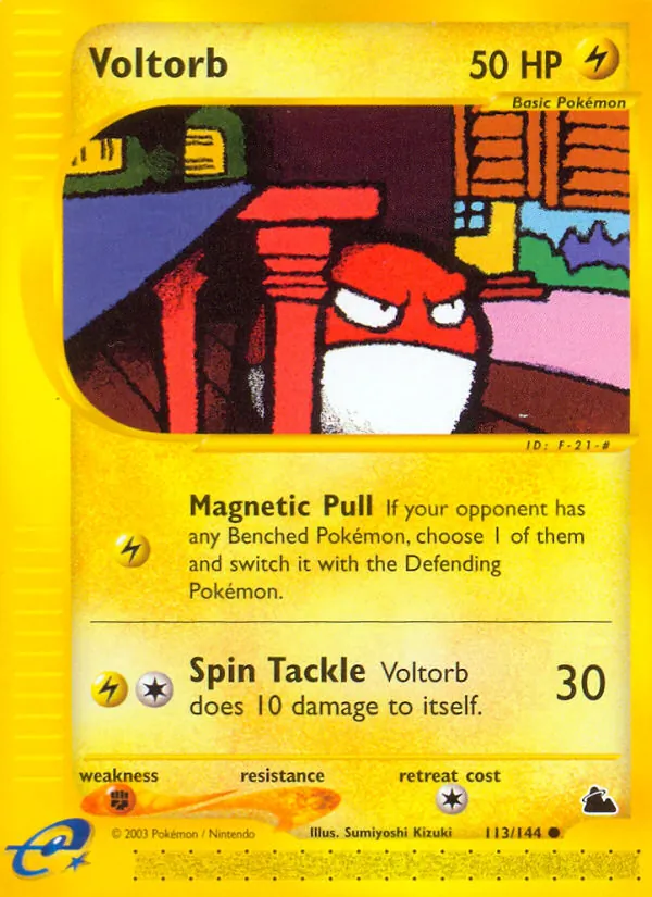 Voltorb Pokémon card