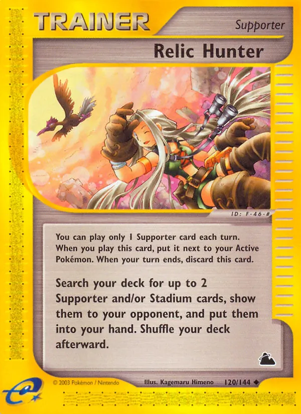 Relic Hunter card