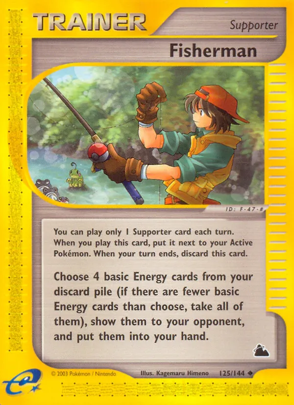 Fisherman card