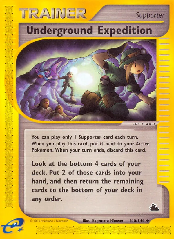 Underground Expedition card