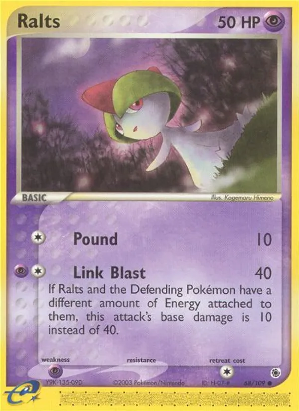 Ralts Pokémon card