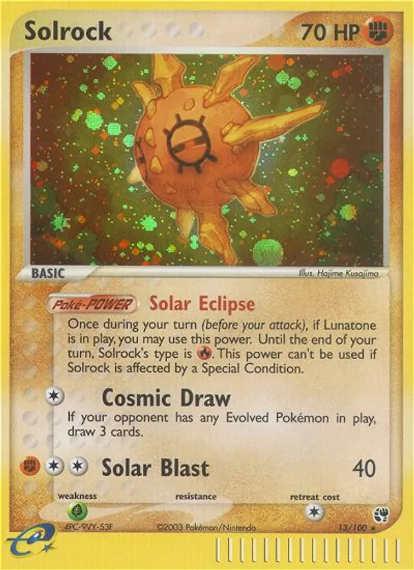 Solrock card