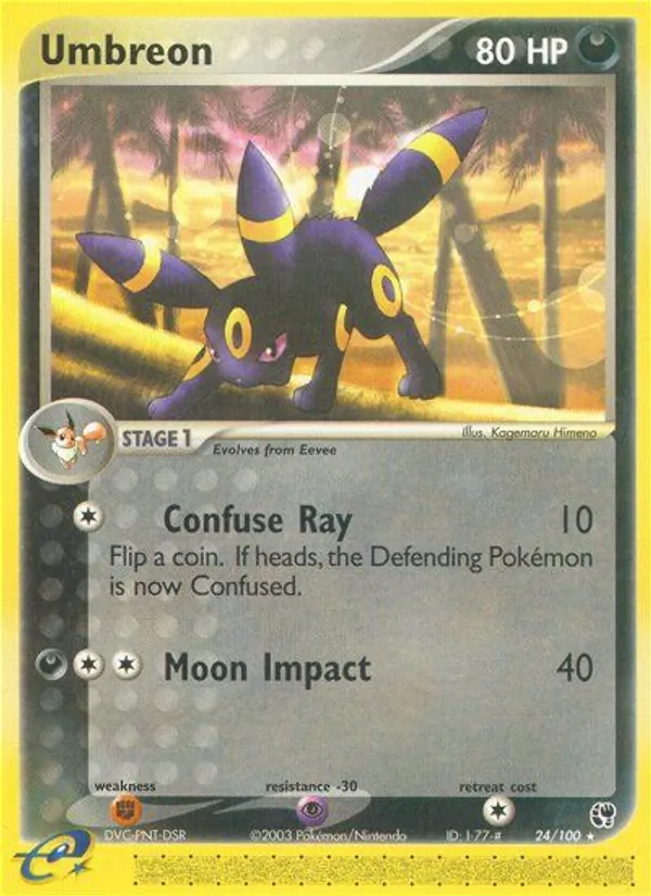 Umbreon Pokémon card