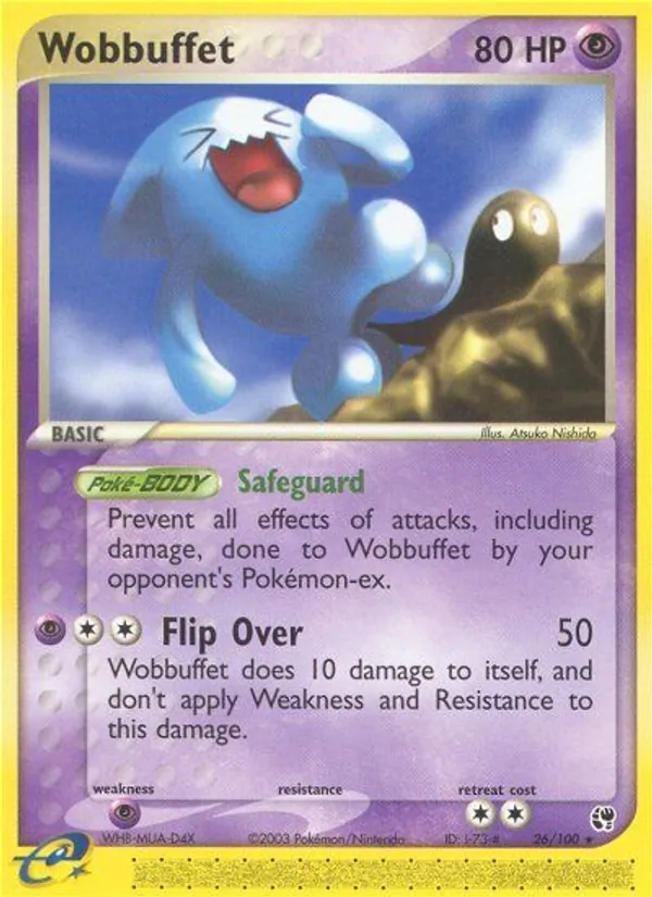 Wobbuffet Pokémon card