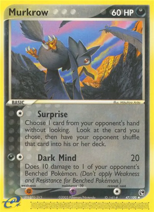 Murkrow Pokémon card