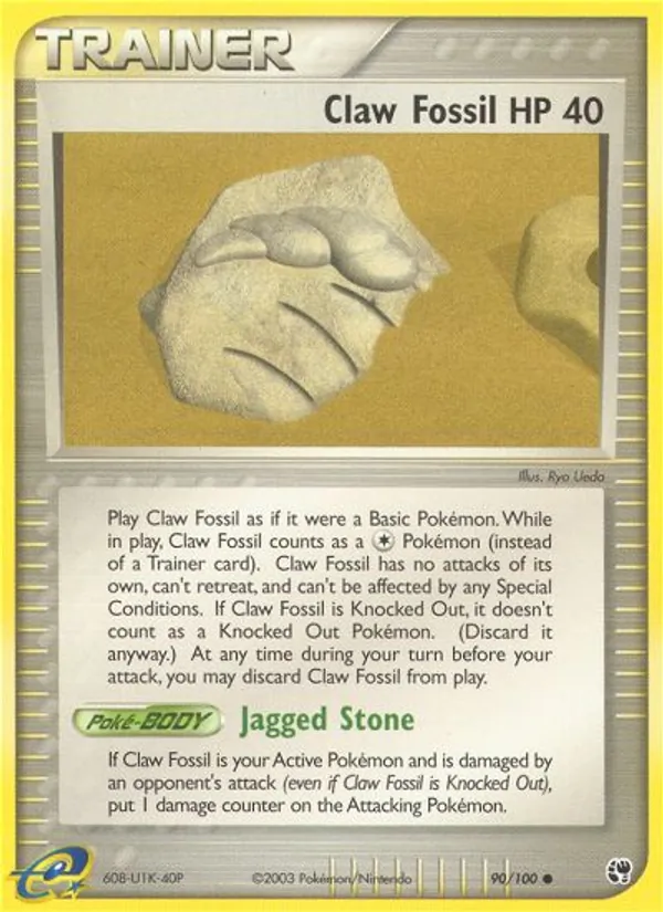 Claw Fossil card