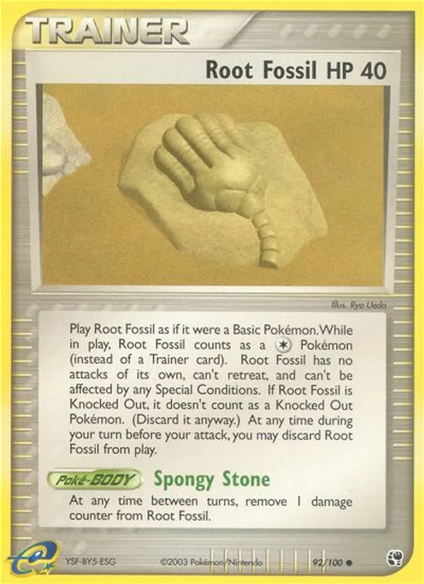 Root Fossil card