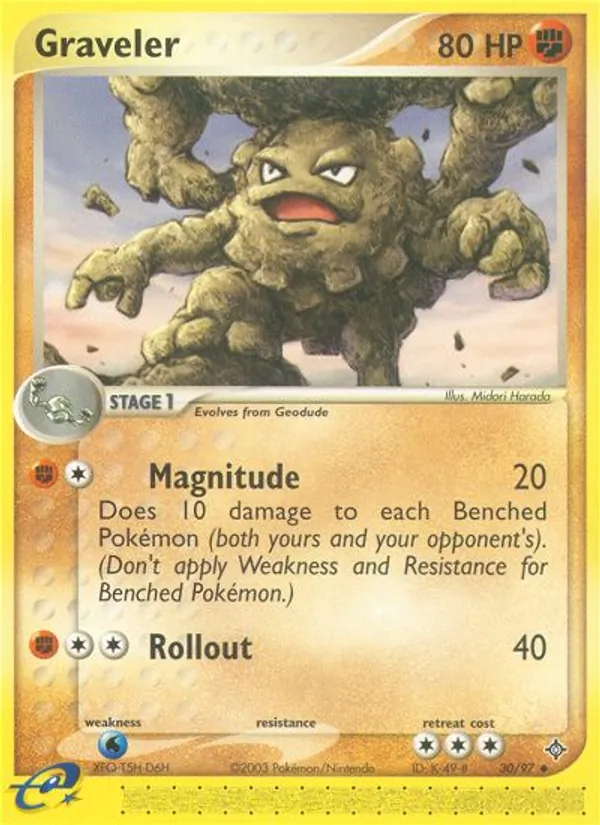 Graveler Pokémon card