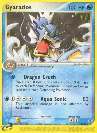 Gyarados Pokémon card