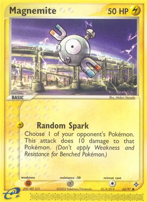 Magnemite Pokémon card