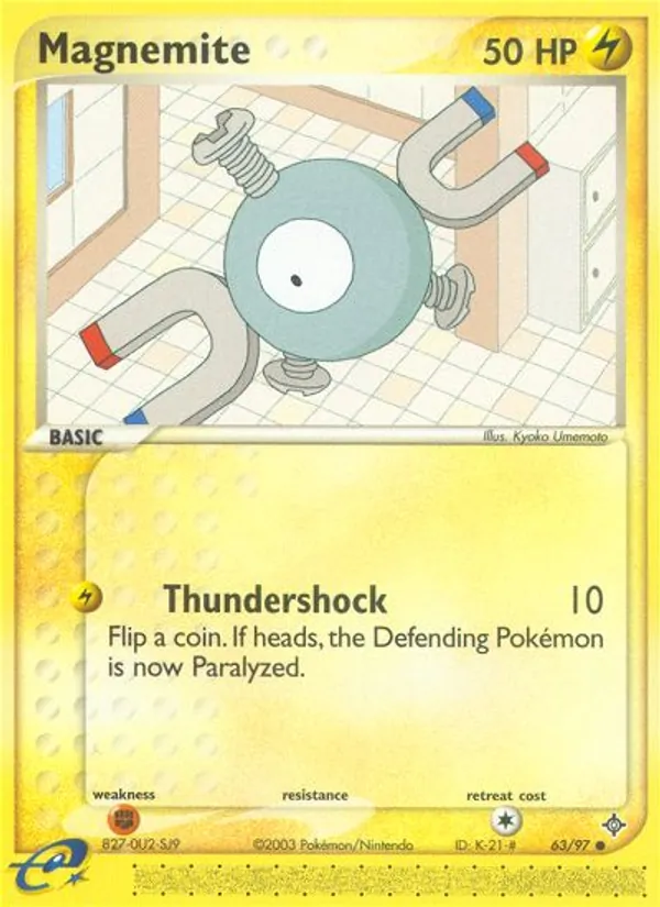 Magnemite Pokémon card
