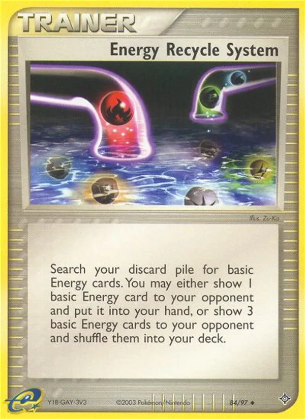 Energy Recycle System card