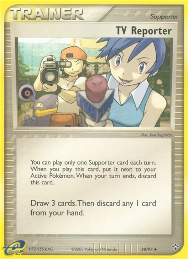 TV Reporter card