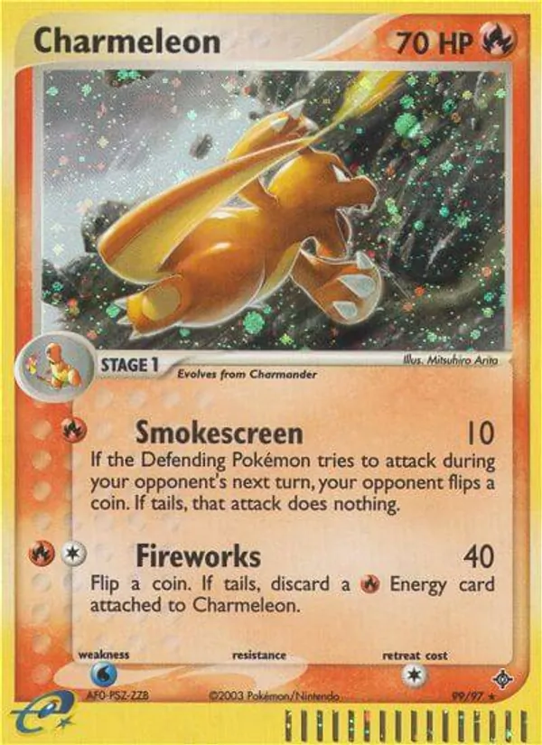 Charmeleon Pokémon card