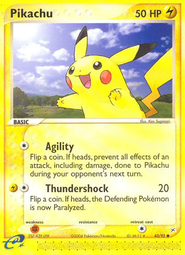 Pikachu Pokémon card