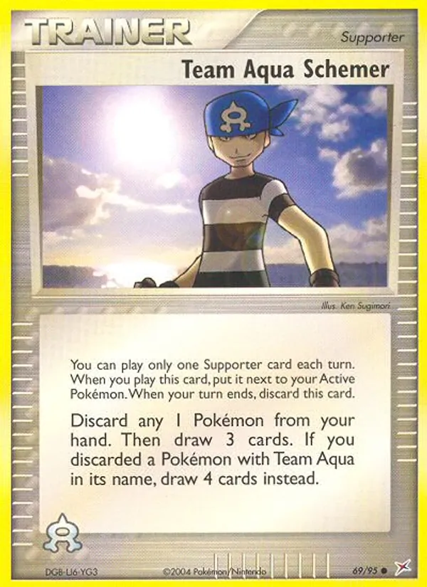 Team Aqua Schemer card