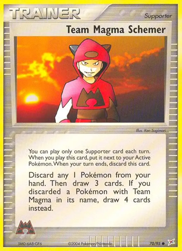 Team Magma Schemer card