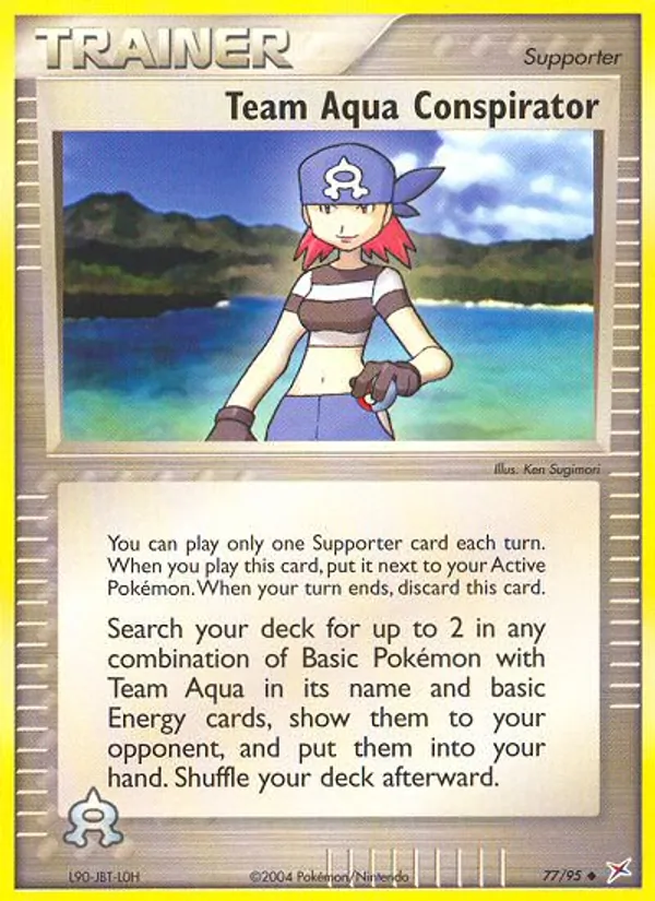 Team Aqua Conspirator card