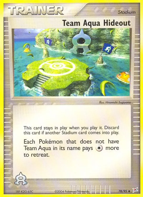 Team Aqua Hideout card