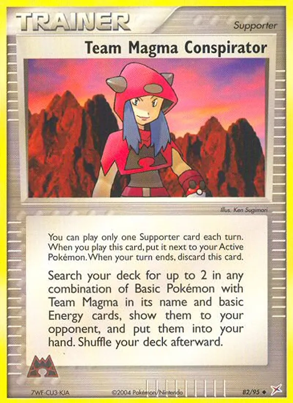 Team Magma Conspirator card