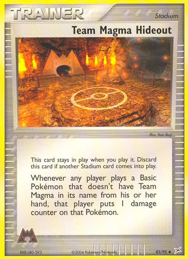 Team Magma Hideout card