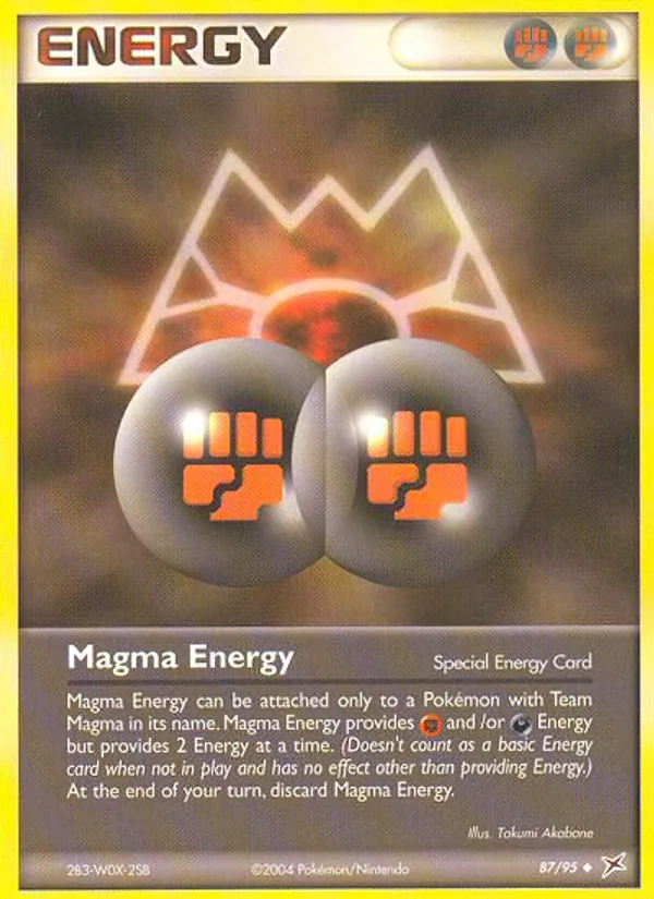 Magma Energy card