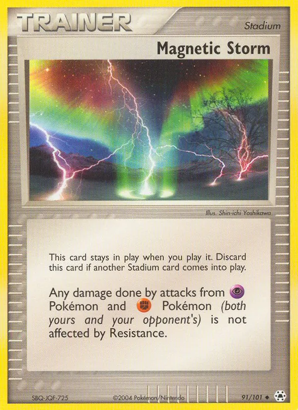 Magnetic Storm card
