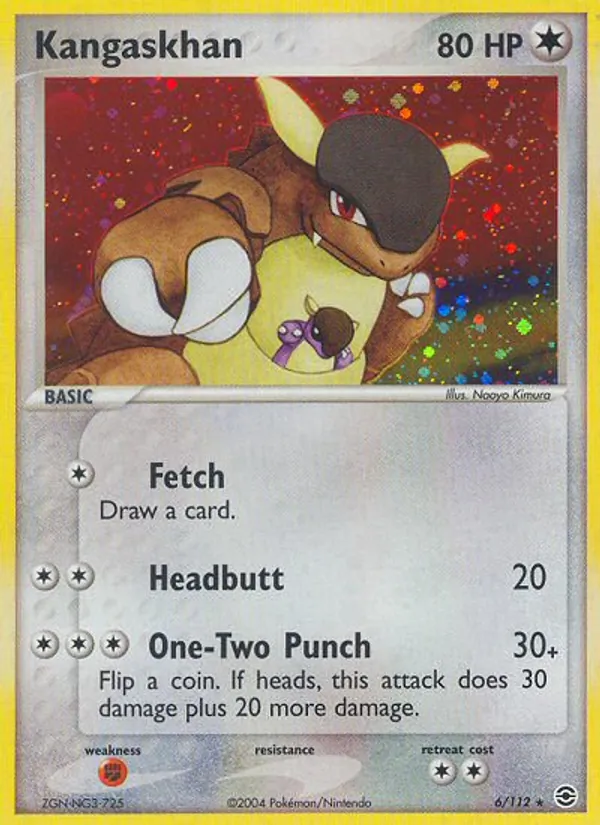 Kangaskhan Pokémon card