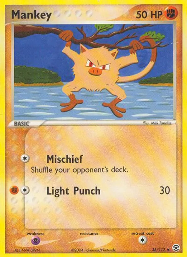 Mankey card