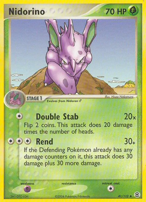Nidorino card