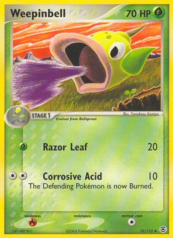 Weepinbell card