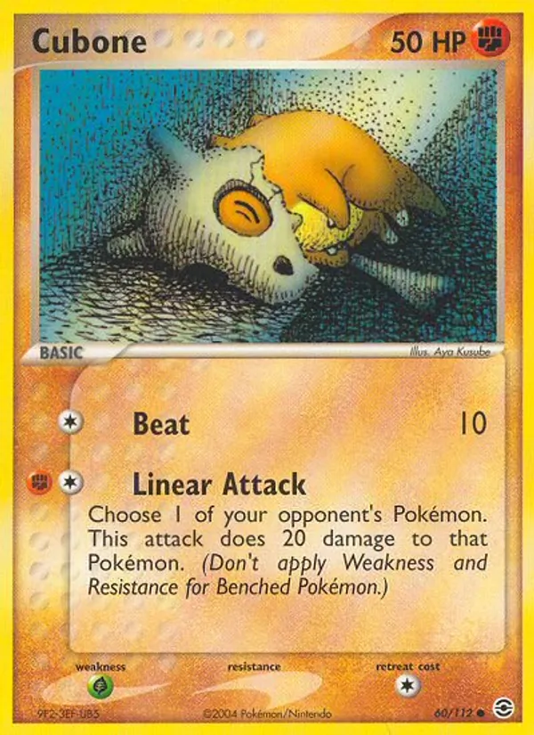 Cubone Pokémon card