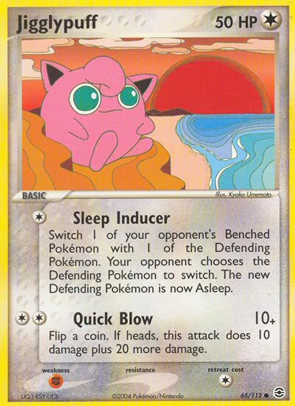Jigglypuff Pokémon card