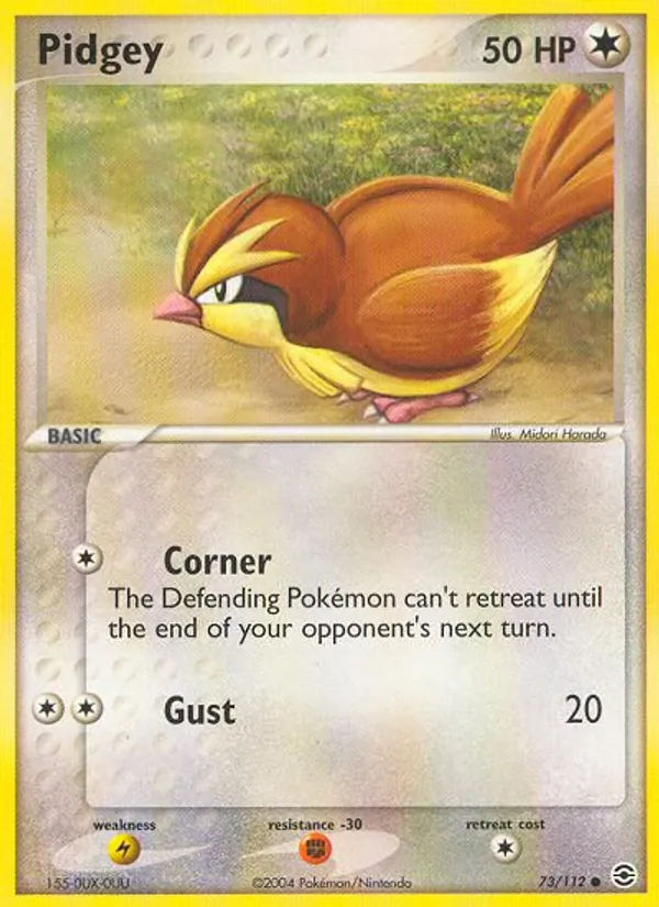 Pidgey Pokémon card