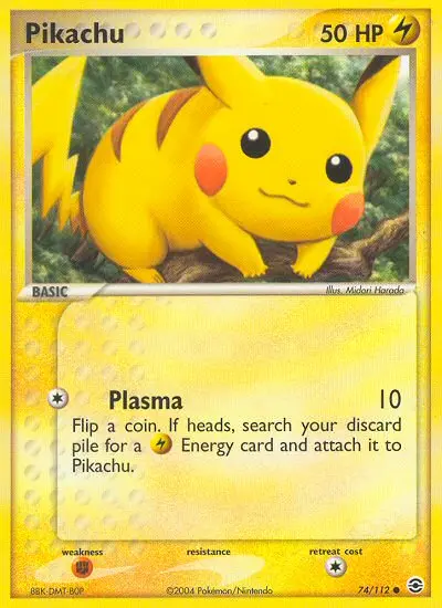 Pikachu Pokémon card