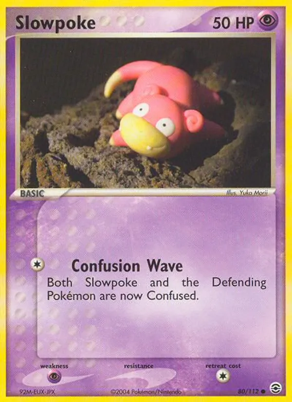 Slowpoke Pokémon card